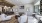 resident kitchen with ample counters-space and modern decor